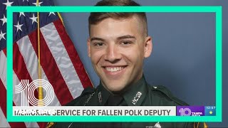 Memorial service announced for fallen Polk County deputy