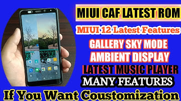 MIUI CAF Rom For Redmi Note 5 Pro⚡| Sky Mode,Ambient Display & Other Features | Last Miui 11 Beta ?