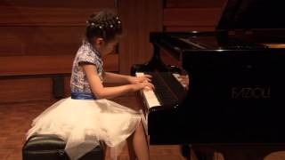 J.S. Bach Invention no.14 by Anwen Deng (6 yrs old)