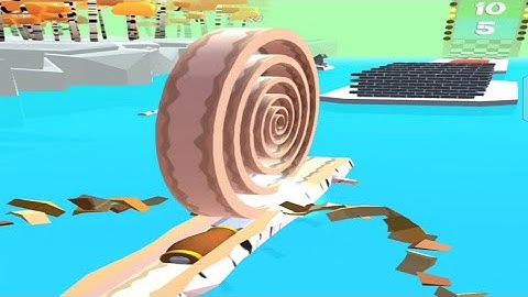Best Spiral Roll Gameplay Walkthrough Part 9 All Levels Pro Mod Apk Android iOS Voodoo Game