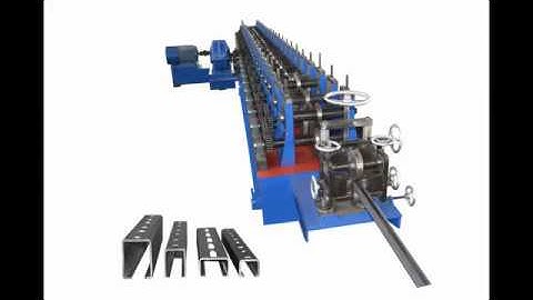 Solar mounting machine | solor bracket machine | struct channel roll forming machine