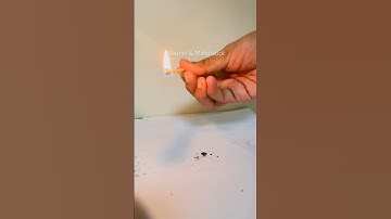 Here’s fun kids experiment with magnet and matchstick. #shorts_video