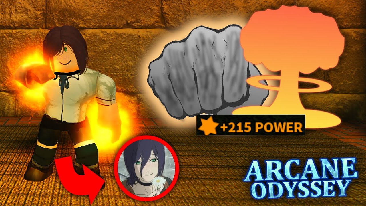 I made REZE in Arcane Odyssey... (Explosion Powder Fist) - YouTube