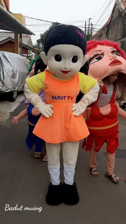 Squid Game || Parodi Squid Game Boneka Squid Game Badut Mampang