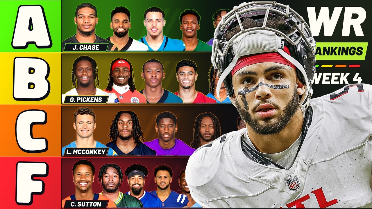 Ranking Every Week 4 Wide Receiver as a Sit or Start