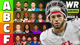 Ranking Every Week 4 Wide Receiver as a Sit or Start