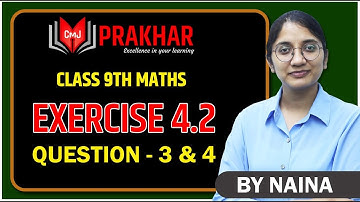 EXERCISE- 4.2|Q.3 & 4 | LINEAR  EQUATIONS IN TWO VARIABLES | CHAPTER-4 | CLASS-9TH | NCERT|BY NAINA