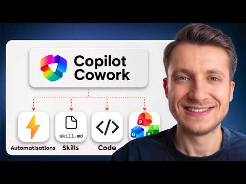 Copilot Cowork, l'IA qui automatise 90% de vos tâches ! (Pour de vrai)
