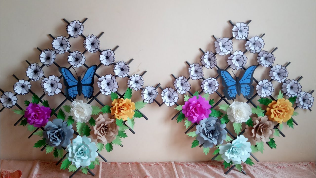 DIY Beautiful Flower hanging | Wall decor