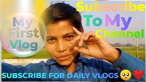👉My First Vlog 😊 || Ram Ram Bhaiyon Please SUBSCRIBE Me And Support Me 🥺 #myfirstvlog #viral #video 
