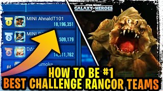 The Greatest Challenge Rancor Raid Run Ever Seen - Best Phase 1-4 Teams June 2021 - I LOVE JAWAS