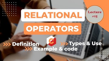 Relational Operators in C Language | Urdu/Hindi Tutorial