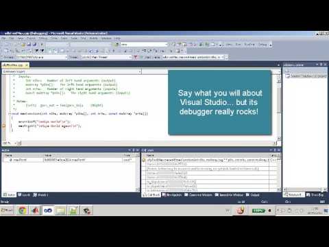 VSmex - Visual Studio Toolbar for Matlab mex interface - YouTube