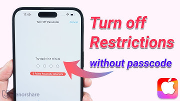 How to Turn off Restrictions on iPhone without Password