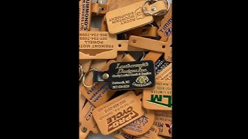 Promotional Key Tags - Imprinted Leather Keyfobs