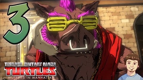 Teenage Mutant Ninja Turtles: Mutants In Manhattan - PART 3 - BEBOP BOSS FIGHT!!!