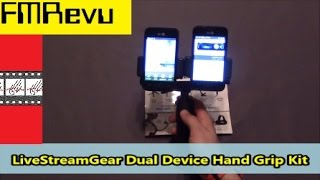 LiveStreamGear Dual Device Hand Grip Kit | Live Stream Cell Phone Gear