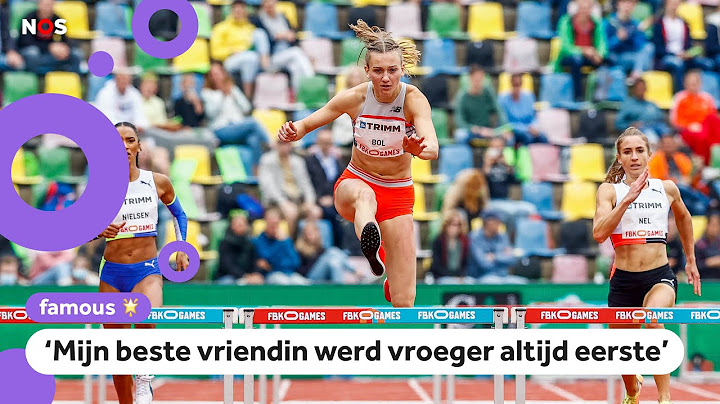 Femke Bol over hordelopen, records en Bambi