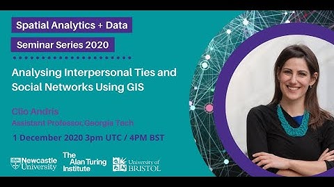 Clio Andris, "Analyzing Interpersonal Ties and Social Networks using GIS"