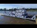 The M/V VIRGINIA INGRAM Northbound Mississippi River MP231 to 232