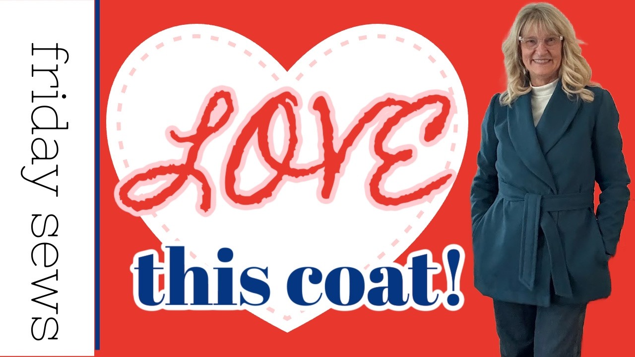 Я закончила шить пальто ко Дню святого Валентина, и я в восторге! ❤️ | Шитьё по пятницам