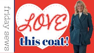 I Finished My Valentine’s Coat and I’m In Love! ❤️ | Friday Sews