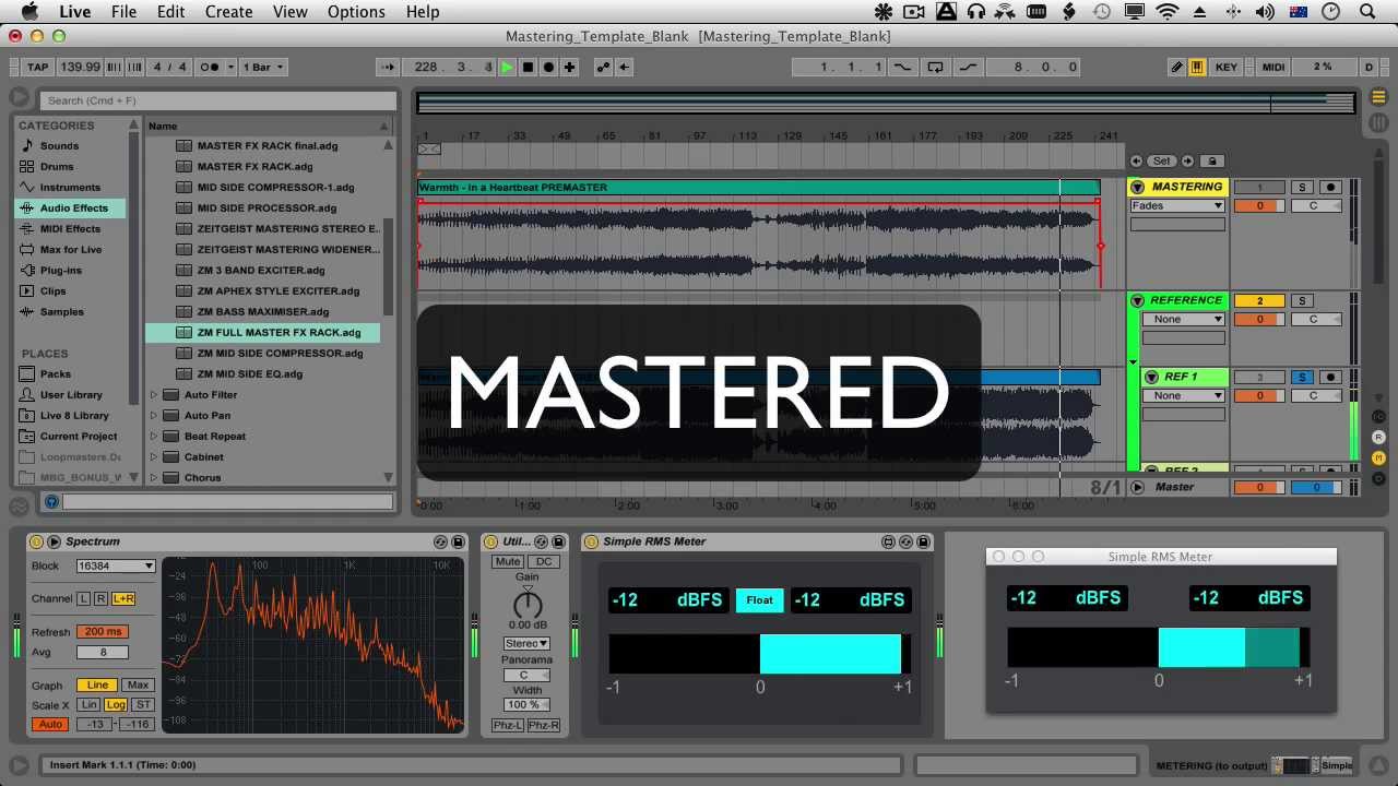 ableton live mastering suite