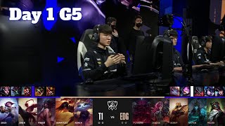 T1 vs EDG | Day 1 LoL Worlds 2022 Main Group Stage | T1 vs Edward Gaming - Groups full game