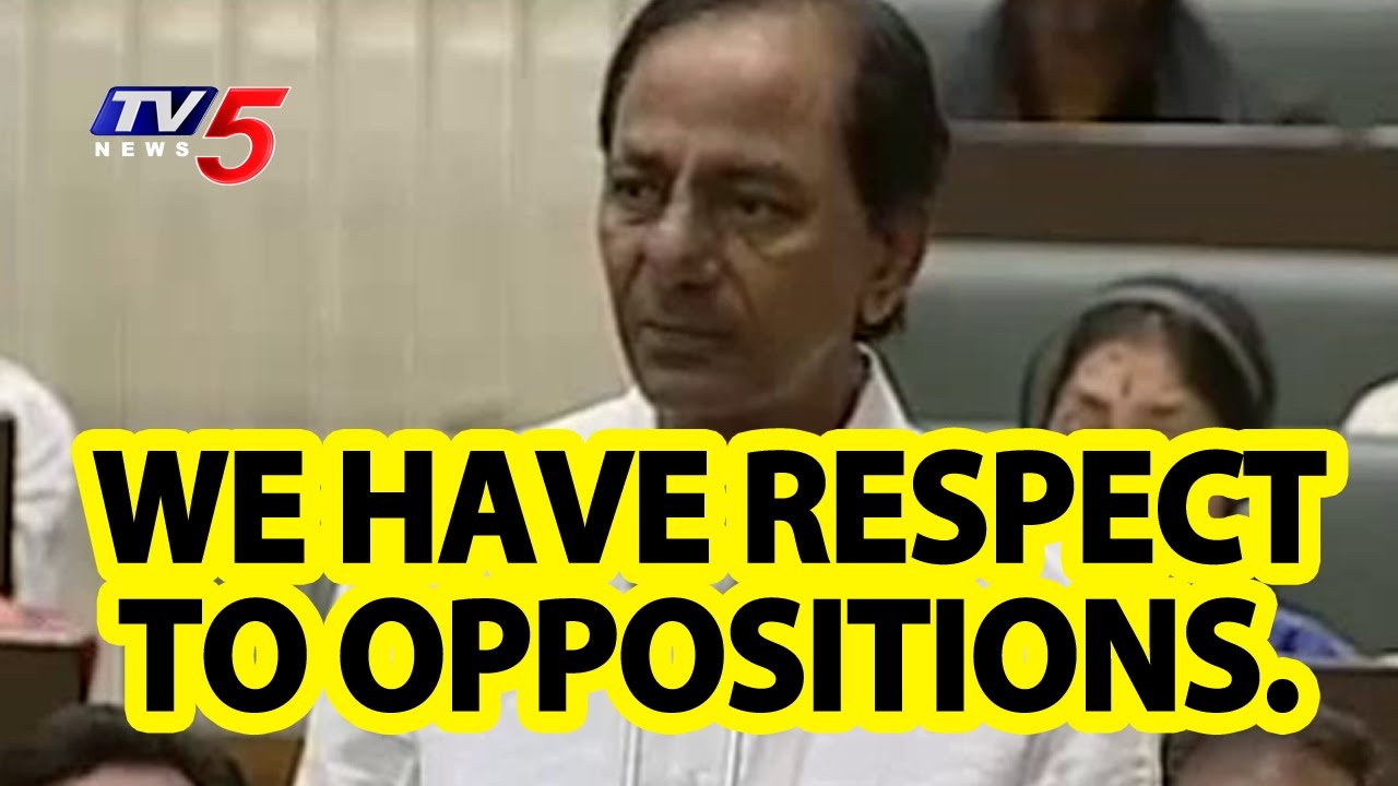 TS Assembly: CM KCR Requests Oppositions Not to Waste Time Protesting During Sessions | TV5 News