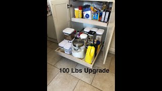 DIY - Kitchen Drawer Slides Heavy Duty Upgrade