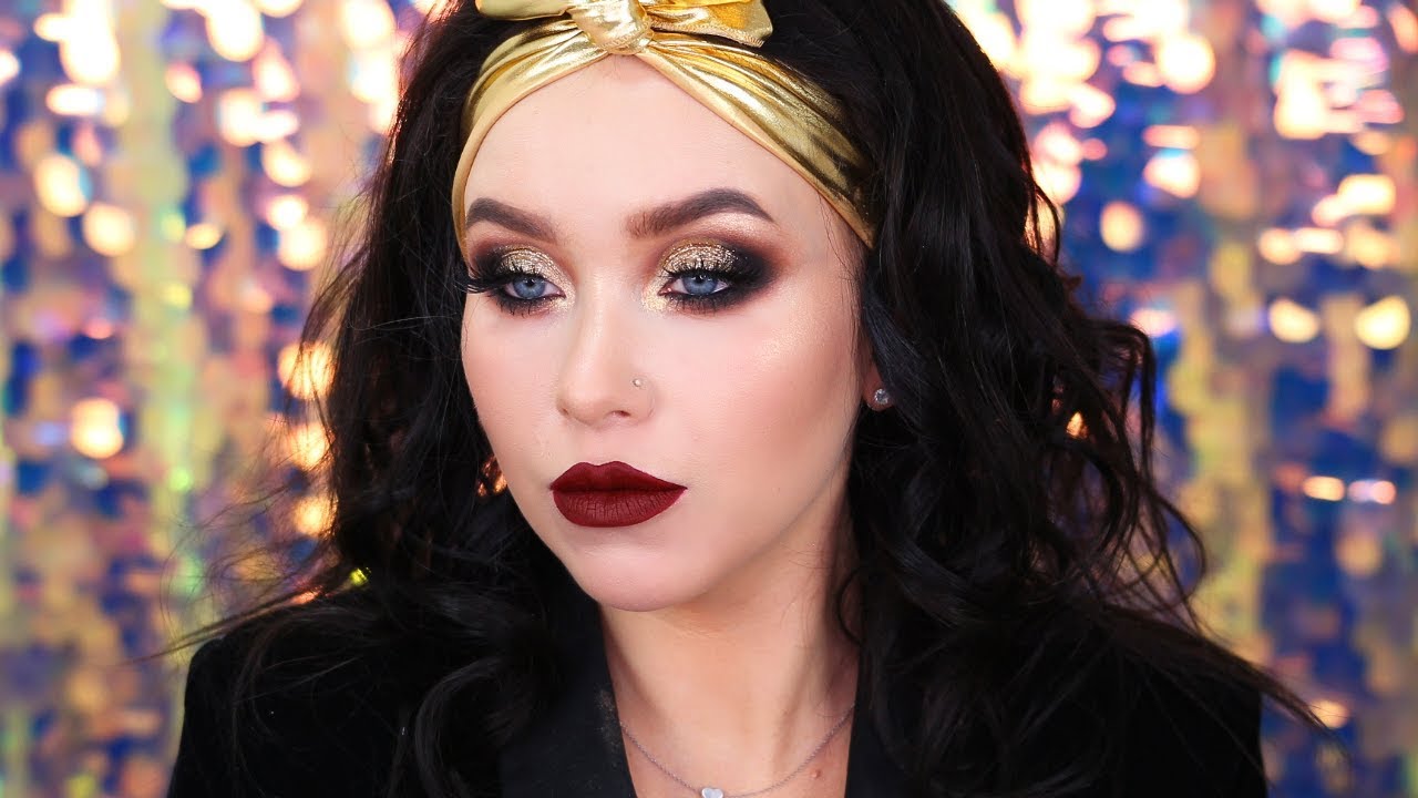 МАКИЯЖ с золотом