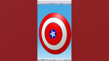 CATIA V5 Captain America Shield 3D Modeling Tutorial: Creating a Heroic Icon in 3D #drawing #catia