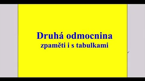 Jak usnadní odmocňování odhadem?