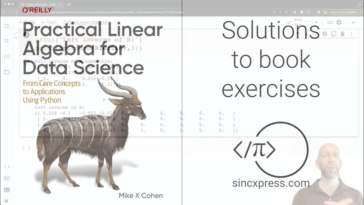 Introduction To Linear Algebra For Data Science With Python Book