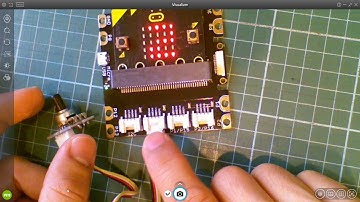 microbit Grove擴充板課程 03 1用旋轉感應器控制長條圖