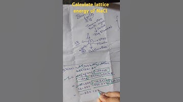 BHC -Calculation part, calculate the lattice energy of NaCl