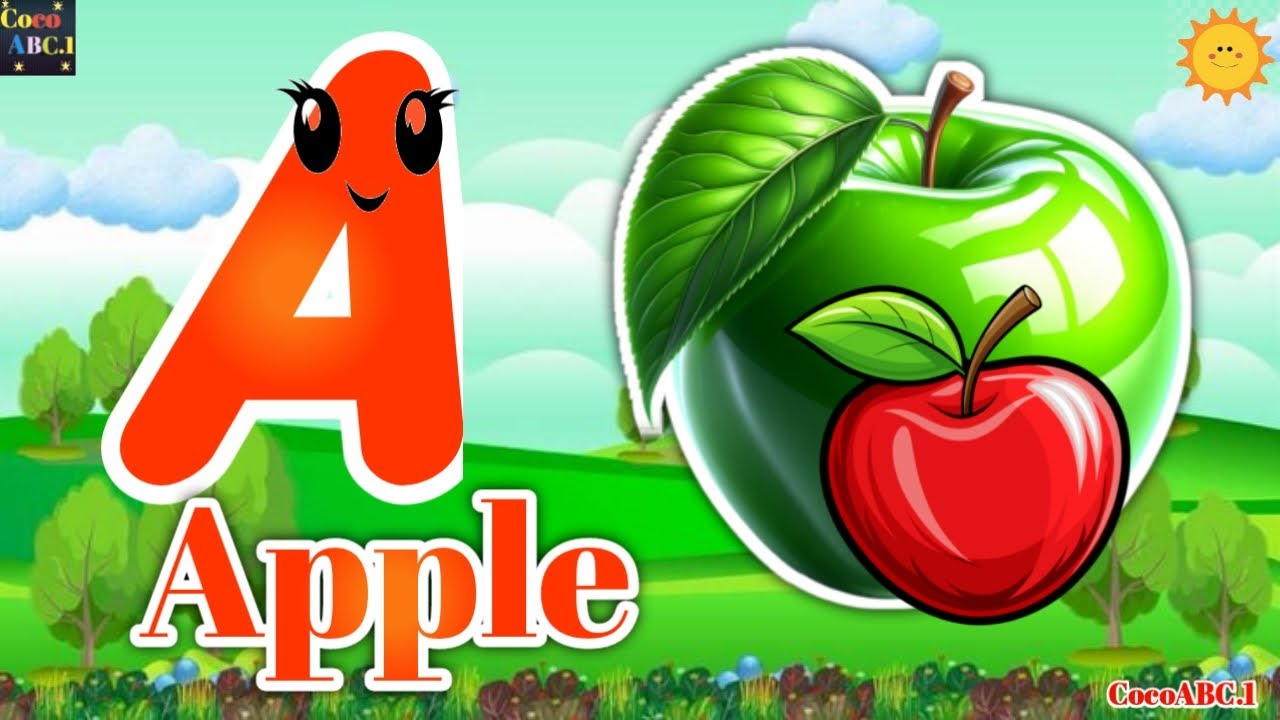 A for apple | अ से अनार | abcd | phonics song | a for apple b for ball ...