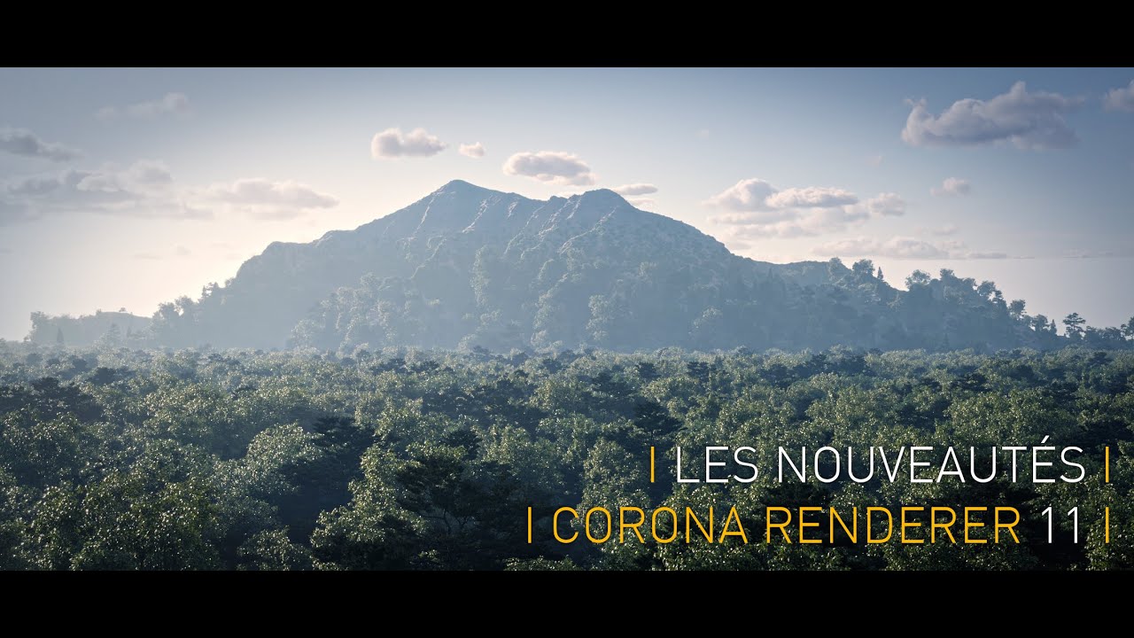 Intro Tuto Les nouveautés de Corona Renderer 11 - YouTube
