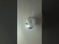 The sound \u0026 light alarm was triggered on ieGeek battery camera ZS-GX1S. #2k #iegeek #securitycamera