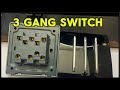 3 gang switch connection live demonstration