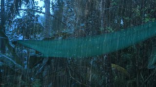 Heavy Rain and Thunder on Shelter Cover | Help Study, Meditation, PTSD, Insomnia by Relaxing Ambience ASMR 7,383 views 6 months ago 9 hours, 1 minute