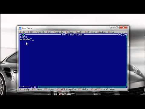 Video: Hoe Te Programmeren In Pascal