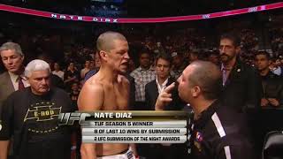 Nate Diaz vs Takanori Gomi - Highlights