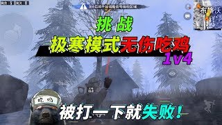 和平精英：挑战极寒模式“无伤”吃鸡！无人机这样用，轻松上分【突击手蜜獾】