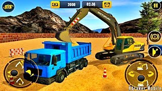 Heavy Duty Crane: City Truck 3D Construction - Heavy Construction Vehicles - Android Gameplay screenshot 2