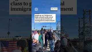 Students at 5 Midcoast high schools walk out of class to protest federal immigration enforcement