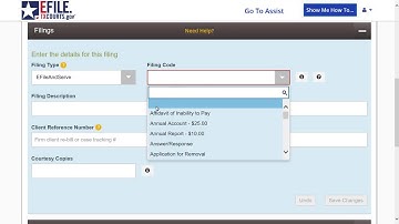 OFS How to File Into Existing Case