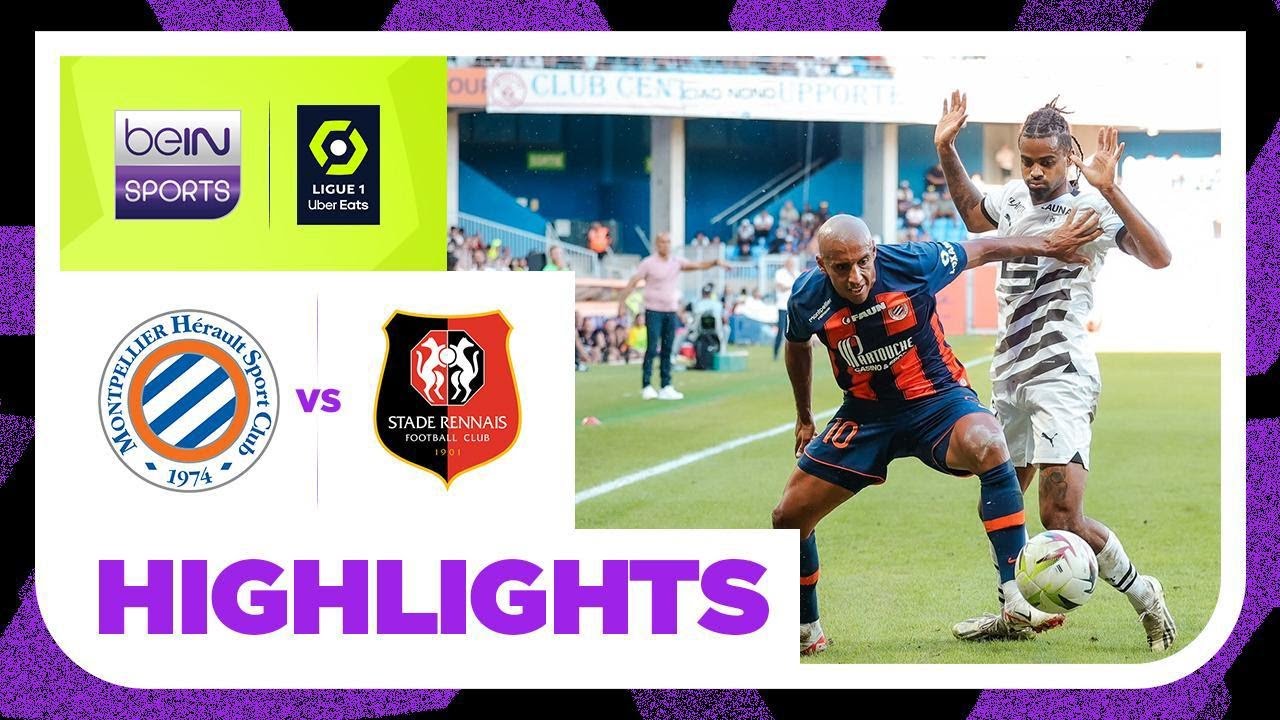 Montpellier v Rennes | Ligue 1 23/24 | Match Highlights
