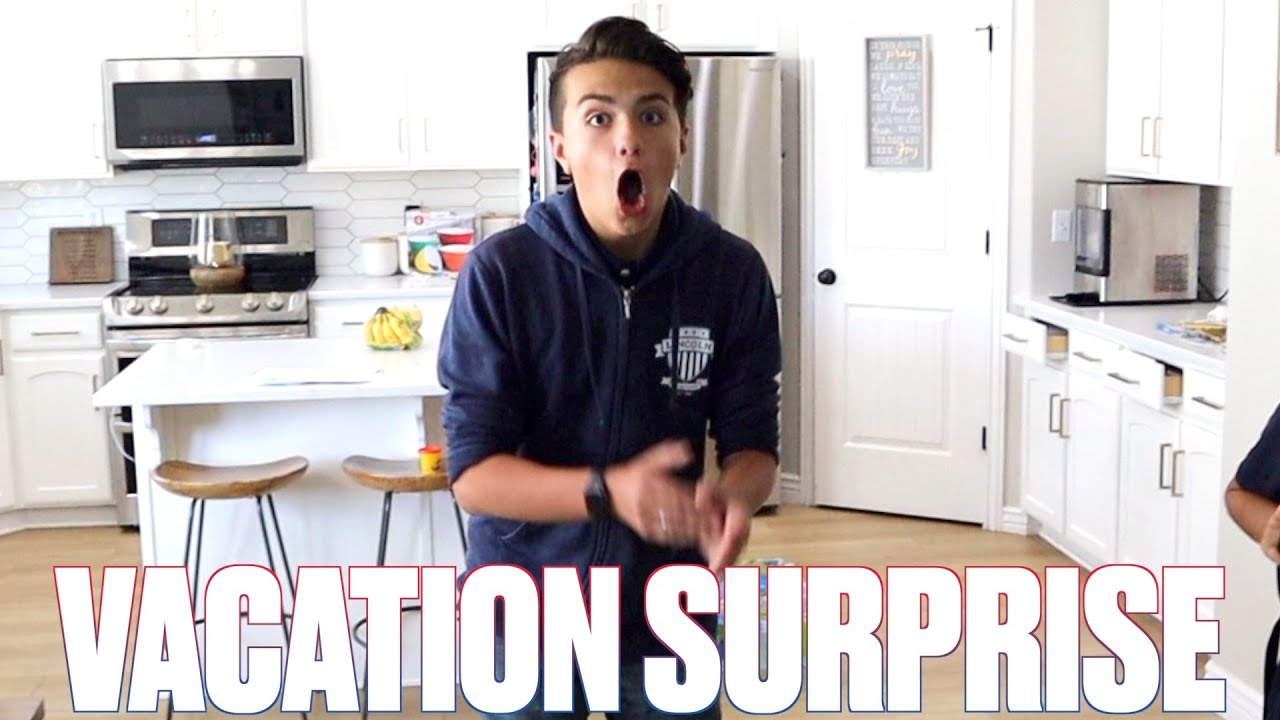 SURPRISING OUR KIDS WITH A LAST MINUTE FAMILY VACATION YouTube Surprising our kids with a last minute family vacation youtube