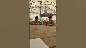 Drill SGTs repeat dumb things trainees say in Basic Training. #military #army